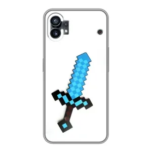 Чохли для Nothing Phone 1 (Персонажі МайнКрафт) (Меч)