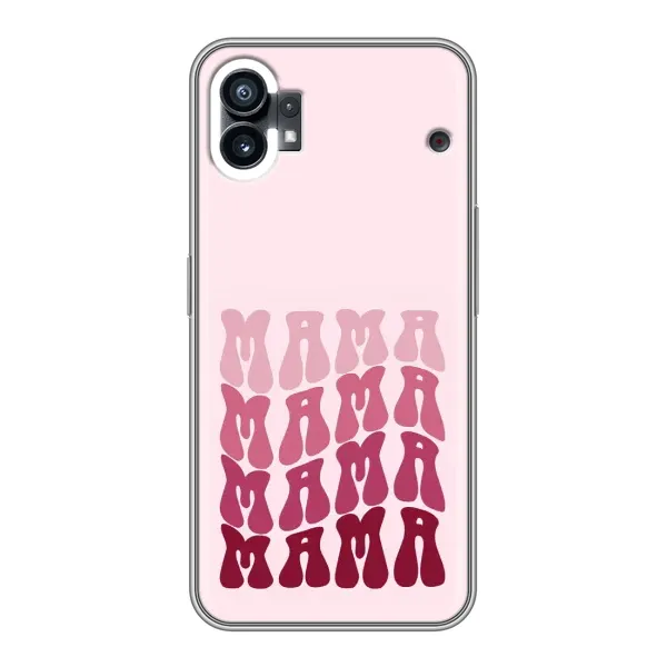 Чехол с рисунком «Надпись мама» для Nothing Phone 1 Чехол с рисунком «Надпись мама» для Nothing Phone 1
