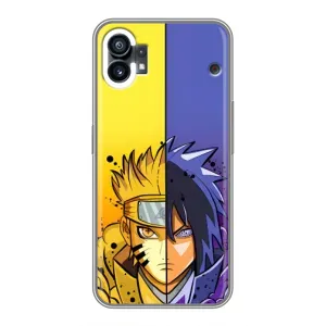 Купить Чохли на телефон з принтом Anime для Nothing Phone 1 (Naruto Vs Sasuke)