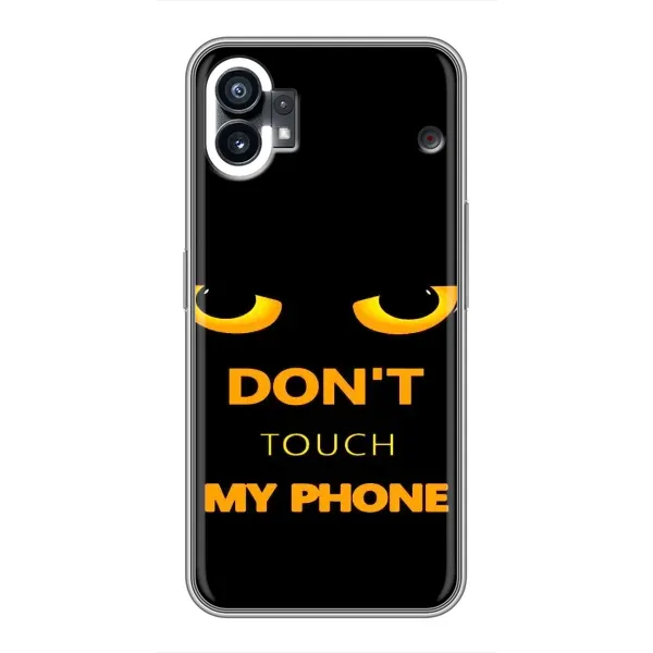 Чехол с рисунком «Не трогай мой телефон» для Nothing Phone 1