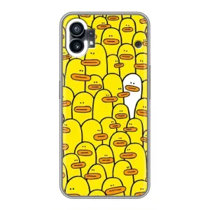 Силіконовий бампер з картинкою звірів для Nothing Phone 1 (Особливий)