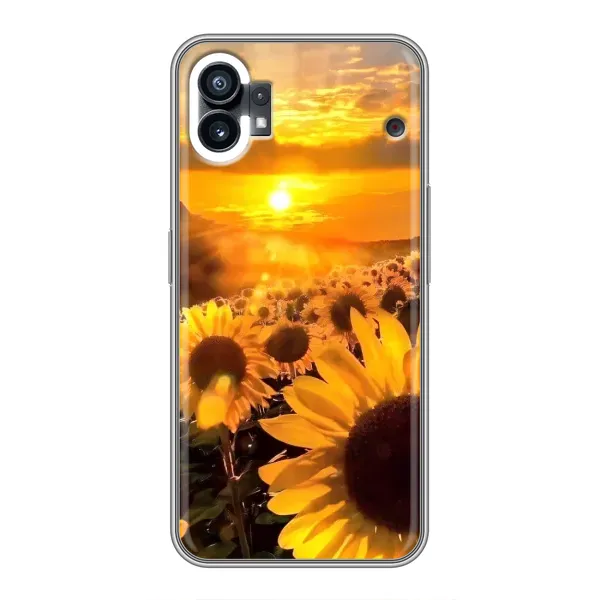 Чехол с рисунком «поле подсолнухов» для Nothing Phone 1