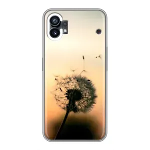 Силиконовый Чехол с одуванчиками на Nothing Phone 1 (Роздумаханый одуванчик)