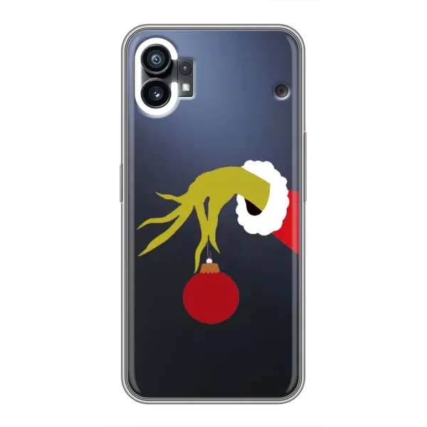 Чехол с рисунком «Рука Гринча» для Nothing Phone 1 Чехол с рисунком «Рука Гринча» для Nothing Phone 1