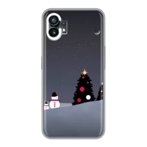 Чехлы на Новый Год Nothing Phone 1 (Снеговички)