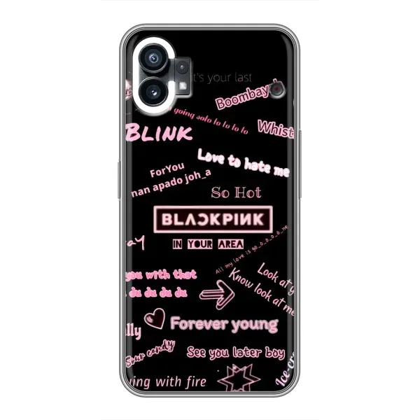Чехол с рисунком «Стиль блэкпинг» для Nothing Phone 1 Чехол с рисунком «Стиль блэкпинг» для Nothing Phone 1