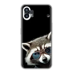 Силіконовий Чохол з Энотами на Nothing Phone 1 (Стильний Єнот)