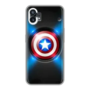Чохол с Щітом Капітана Америки на Nothing Phone 1 (Яскраий Щит Капітана)