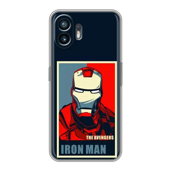 Чехол с рисунком «Art Iron man» для Nothing Phone 2 Чехол с рисунком «Art Iron man» для Nothing Phone 2