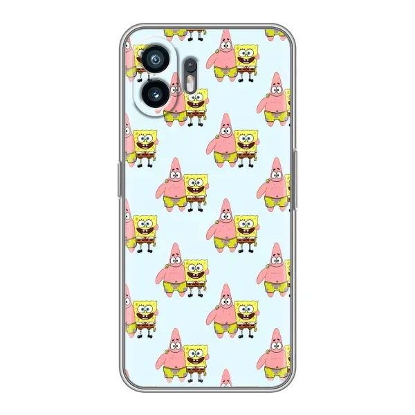 Чехол с рисунком «Боб и Патрик» для Nothing Phone 2