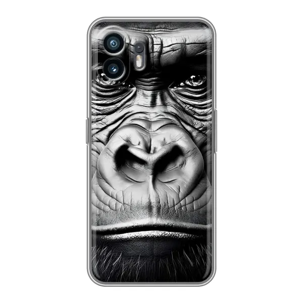Чехол с рисунком «Черная обезьяна» для Nothing Phone 2 Чехол с рисунком «Черная обезьяна» для Nothing Phone 2