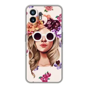 Чехол с картинкой Модные Девчонки Nothing Phone 2 (Девушка в очках)