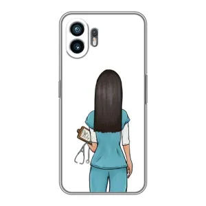 Силиконовый бампер (Работники) на Nothing Phone 2 (Доктор)