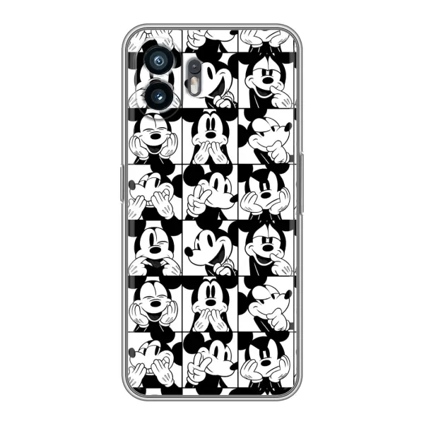 Чехол с рисунком «Коллаж Микки Маус» для Nothing Phone 2 Чехол с рисунком «Коллаж Микки Маус» для Nothing Phone 2