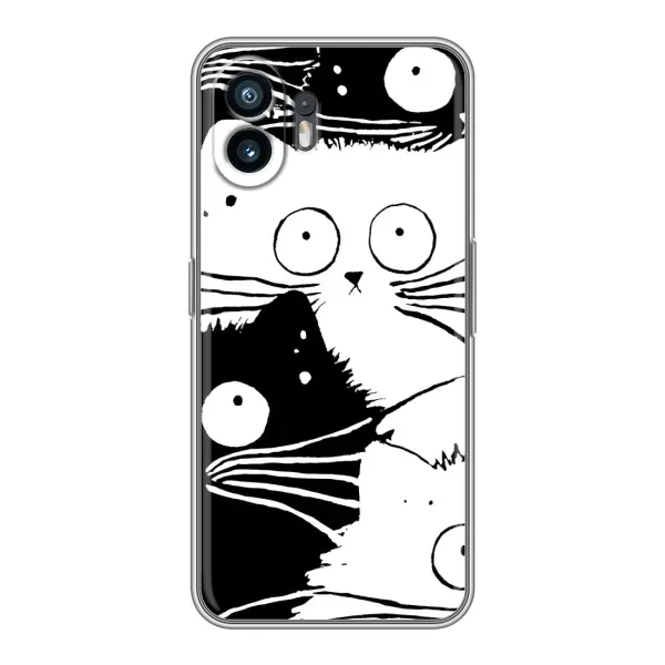 Чехол с рисунком «КОТИКИ» для Nothing Phone 2 Чехол с рисунком «КОТИКИ» для Nothing Phone 2