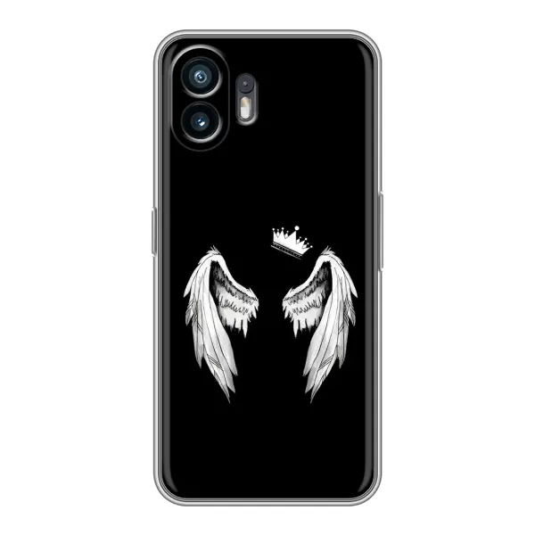 Чехол с рисунком «Крылья и корона» для Nothing Phone 2 Чехол с рисунком «Крылья и корона» для Nothing Phone 2