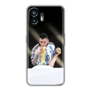 Чехлы Лео Месси Аргентина для Nothing Phone 2 (Кубок Мира)