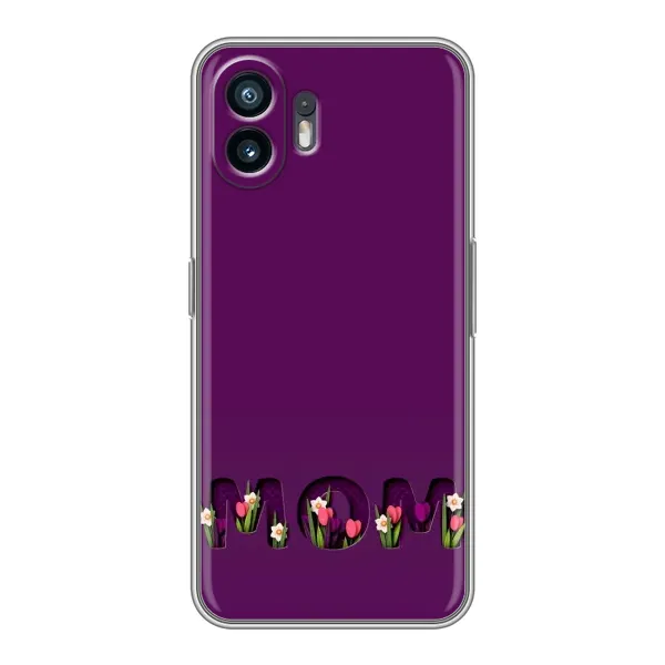Чохол з малюнком «Мама з квітами» для Nothing Phone 2