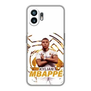 Чохол (TPU) з Футболістом на Nothing Phone 2 (Мбаппе Реал)