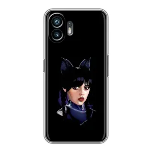 Чехлы с принтом Уэнсдей на Nothing Phone 2 (Милая Уэнсдей)