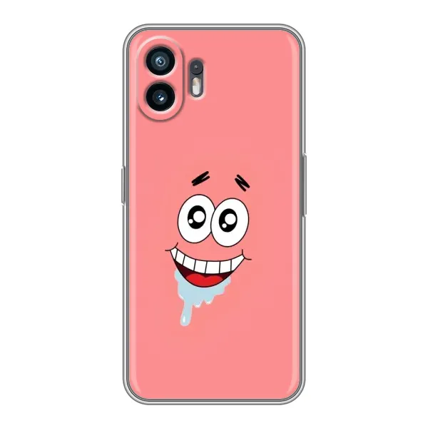 Чехол с рисунком «Мордочка Патрика» для Nothing Phone 2