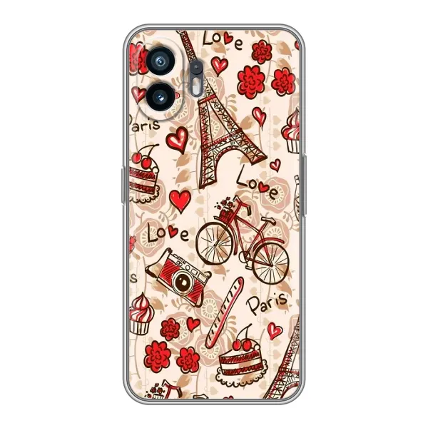 Чехол с рисунком «Париж мечта» для Nothing Phone 2 Чехол с рисунком «Париж мечта» для Nothing Phone 2