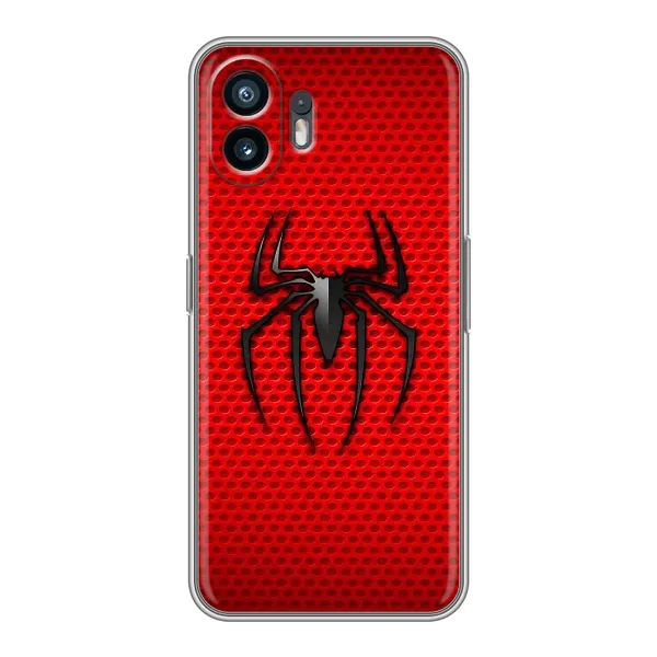 Чехол с рисунком «Паук марвел» для Nothing Phone 2 Чехол с рисунком «Паук марвел» для Nothing Phone 2