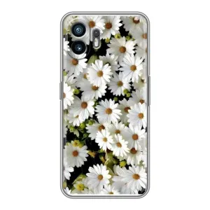 Чехол с ромашками на Nothing Phone 2 (Рамка в ромашках)