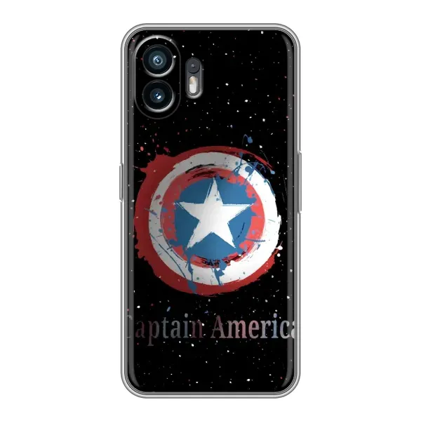 Чехол с рисунком «Щит Капитана» для Nothing Phone 2 Чехол с рисунком «Щит Капитана» для Nothing Phone 2