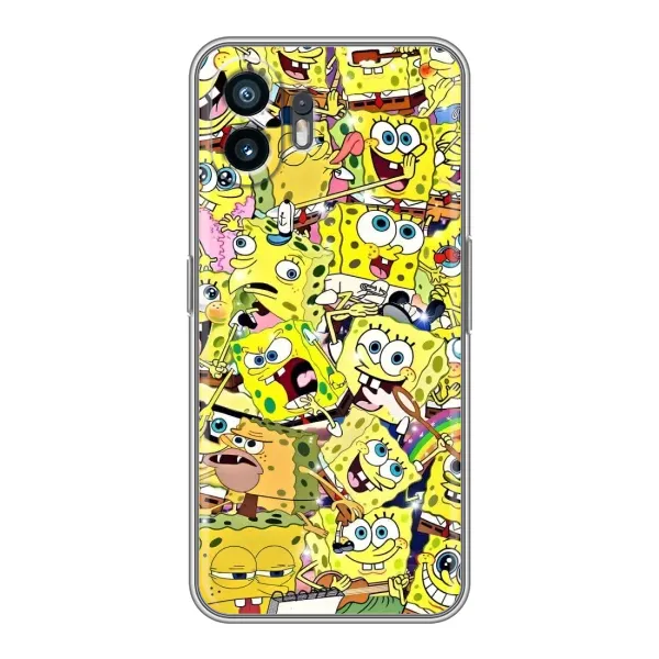 Чехол с рисунком «Спанч Боб Арт» для Nothing Phone 2 Чехол с рисунком «Спанч Боб Арт» для Nothing Phone 2