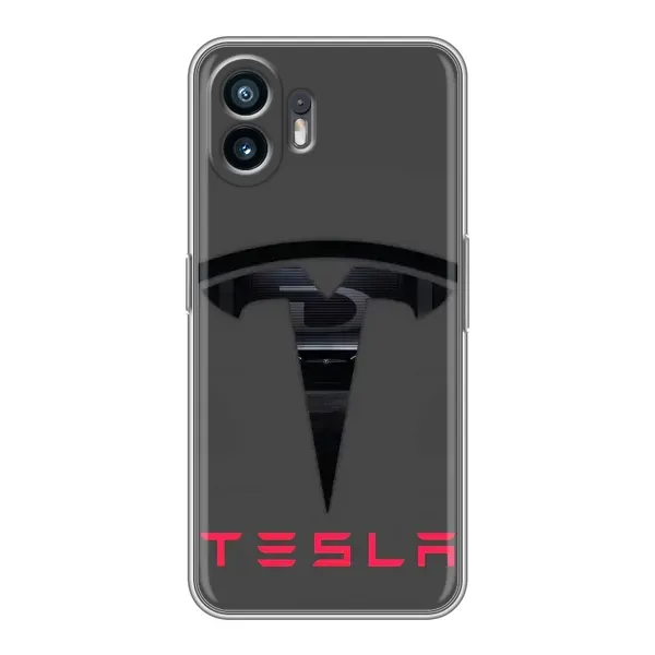 Чехол с рисунком «Logo TESLA» для Nothing Phone 2 Чехол с рисунком «Logo TESLA» для Nothing Phone 2