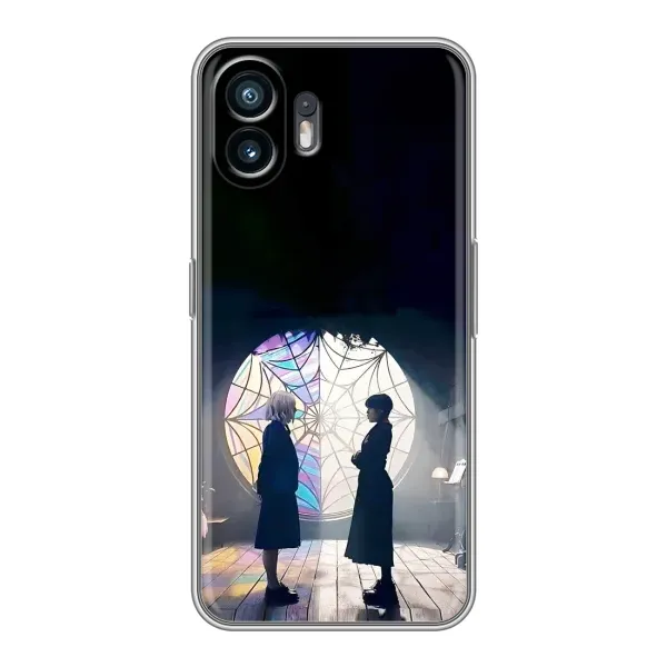 Чехол с рисунком «Уэнсдей и Энди» для Nothing Phone 2 Чехол с рисунком «Уэнсдей и Энди» для Nothing Phone 2
