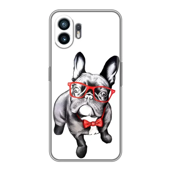 Чехол с рисунком «В очках» для Nothing Phone 2 Чехол с рисунком «В очках» для Nothing Phone 2