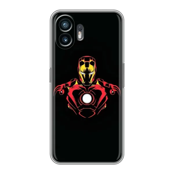 Чехол с рисунком «Железный человек» для Nothing Phone 2 Чехол с рисунком «Железный человек» для Nothing Phone 2