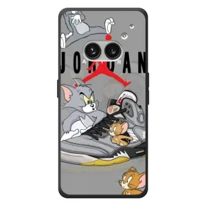 Силиконовый Чехол Nike Air Jordan на Nichts Telefon (2а) Plus (Air Jordan)