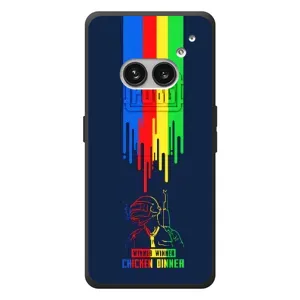 Чехол (TPU) с картинкой "Лого Пабг" на Nichts Telefon (2а) Plus (Арт Пабг)