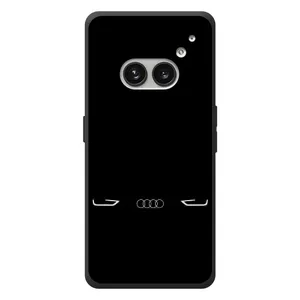 Силиконовый бампер с картинкой машины на Nothing Phone (2a) Plus (Силует Audi)
