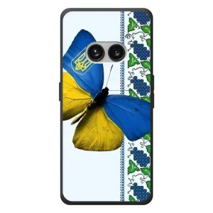 Чехол с Украинской символикой на Nichts Telefon (2а) Plus (Бабочка)