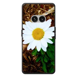 Чехол с ромашками на Nothing Phone (2a) Plus (Белая ромашка)