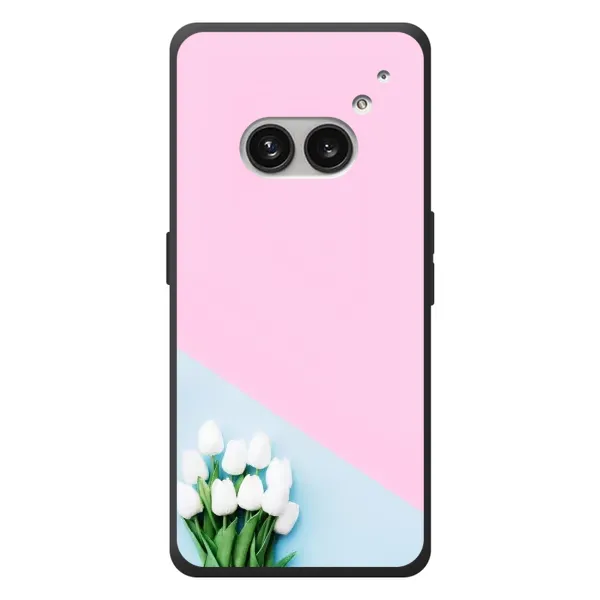 Чехол с рисунком «Белые тюльпаны» для Nothing Phone (2a) Plus Чехол с рисунком «Белые тюльпаны» для Nothing Phone (2a) Plus