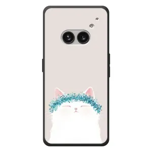 Чехол на тематику: Коты для Nothing Phone (2a) Plus (Белый котик)