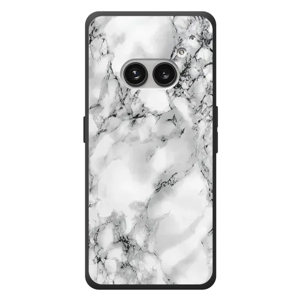 Чехол с рисунком «Белый мрамор» для Nothing Phone (2a) Plus Чехол с рисунком «Белый мрамор» для Nothing Phone (2a) Plus