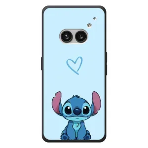 Чехол с рисунком Стич для Nothing Phone (2a) Plus (Голубой Стич)