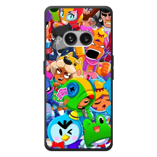 Чехол с рисунком «Brawl-Stars» для Nothing Phone (2a) Plus Чехол с рисунком «Brawl-Stars» для Nothing Phone (2a) Plus