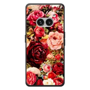 Силиконовый бампер с принтом (цветочки) на Nichts Telefon (2а) Plus (Букет цветов)