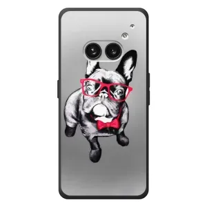 Чохол (ТПУ) Милі песики для Nothing Phone (2a) Plus (Бульдог в окулярах)