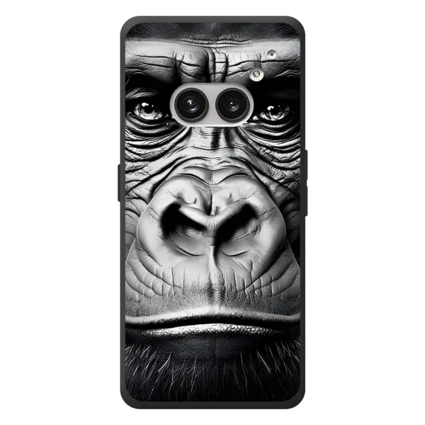 Чехол с рисунком «Черная обезьяна» для Nothing Phone (2a) Plus