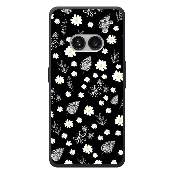 Чехол с рисунком «цветение на чорном» для Nothing Phone (2a) Plus Чехол с рисунком «цветение на чорном» для Nothing Phone (2a) Plus