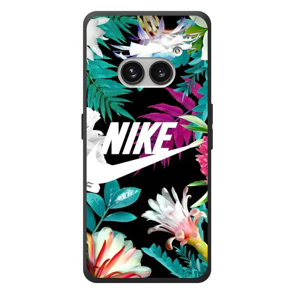 Чехол с рисунком «Цветочный Nike» для Nothing Phone (2a) Plus Чехол с рисунком «Цветочный Nike» для Nothing Phone (2a) Plus