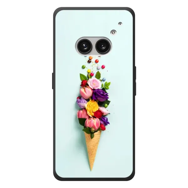 Чехол с рисунком «Цветок-мороженное» для Nothing Phone (2a) Plus Чехол с рисунком «Цветок-мороженное» для Nothing Phone (2a) Plus
